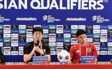 Hajime Moriyasu Targetkan Jepang Juara Piala Asia 2027, Timnas Indonesia Harus Waspada