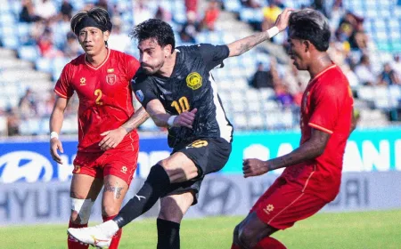 Hasil Timnas Myanmar vs Malaysia Piala AFF 2026: Harimau Malaya Menang Comeback 2-1