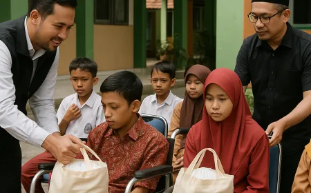 Sinergi Indonesia Tebar Keberkahan Ramadhan Lewat Bakti Sosial di SLBN 2 Pasuruan