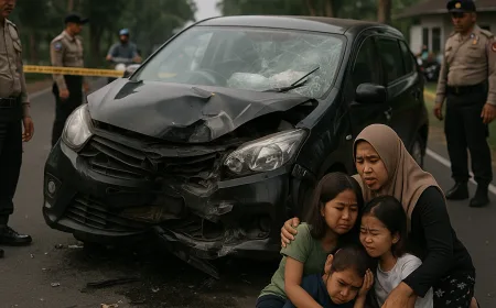 Kecelakaan Maut di Bondowoso: Satu Keluarga Jadi Korban, Sang Ayah Tewas