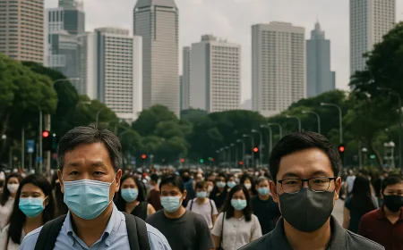 COVID-19 di Singapura Meledak: 12.700 Kasus Baru dalam Seminggu