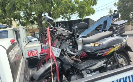 Kecelakaan Motor di Siraman Gunungkidul: Satu Pengendara Tewas di Tempat