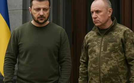 Zelensky Pecat Panglima Militer Ukraina Setelah Protes Ganti Menhan