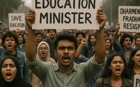 Demo Partai Kecoak Gulingkan Menteri Pendidikan India, Ini Fakta Lengkapnya