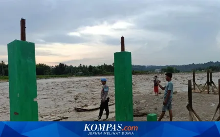 Banjir Aceh Utara Putuskan 4 Jembatan, Akses Warga Terisolasi Parah