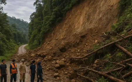 Longsor di Morowali Utara Isolasi 2.104 Warga, Akses Jalan Terputus