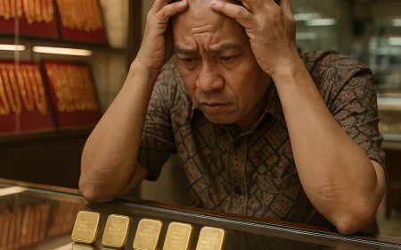 Harga Emas Turun Terus, Bandar Seperti "Kelinci Kebingungan" Akibat Inflasi dan Suku Bunga AS