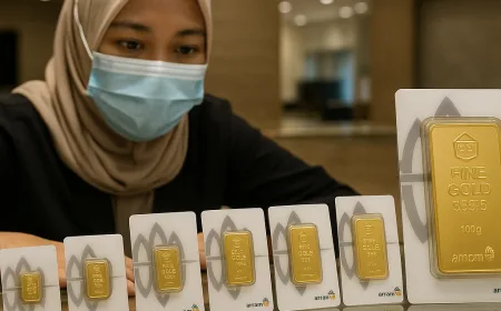 Harga Emas Antam Turun Rp 12.000 per Gram, Ini Rinciannya Hari Ini