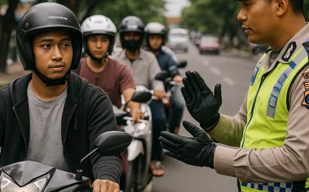 Satlantas Polres Badung Intensifkan Edukasi Pengendara untuk Tekan Angka Kecelakaan