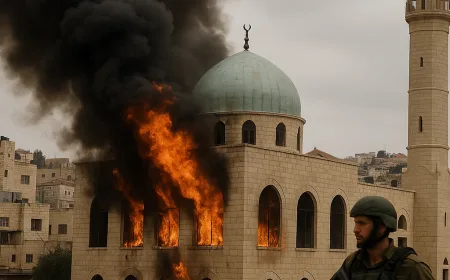 WNI Israel Bakar 2 Masjid di Tepi Barat Palestina, Kronologi Lengkap