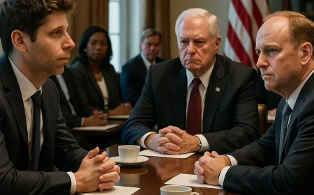 Sam Altman Bertemu Pemerintahan Trump Bahas Model AI Terbaru dan Keamanan Siber
