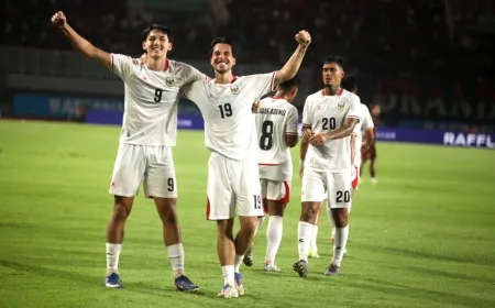 Update Ranking FIFA Timnas Indonesia Naik Usai Menang 5-1 atas Kamboja di Piala AFF 2026