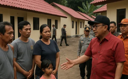 Relokasi Empat KK Korban Banjir Bandang Banjar, Giri Prasta Siapkan Hunian Baru