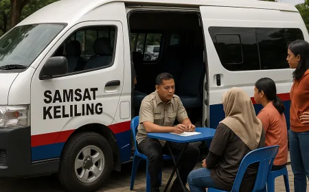 Jadwal Samsat Keliling Jadetabek 24 April 2026: Lokasi dan Cara Bayar Pajak STNK