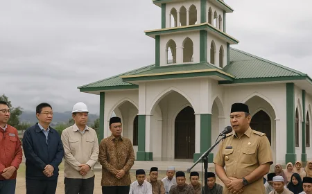 Peresmian Masjid di Desa Tondo: Bupati Soroti Peran Sosial Industri di Morowali