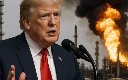 Trump Minta Israel Hentikan Serangan Fasilitas Energi Setelah Iran Balas Serang Kilang Teluk