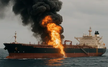Kapal Tanker Diserang di Selat Hormuz dan Laut Merah Picu Harga Minyak Bergejolak