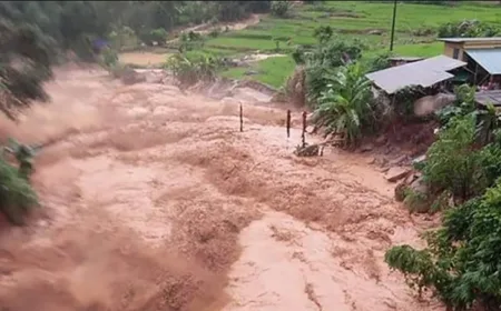 Peringatan Risiko Banjir Bandang dan Tanah Longsor di Hue dan Gia Lai 29 Juli 2026