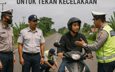 Satlantas Pandeglang Survei Jalan Rawan dan Edukasi Pengendara untuk Tekan Kecelakaan
