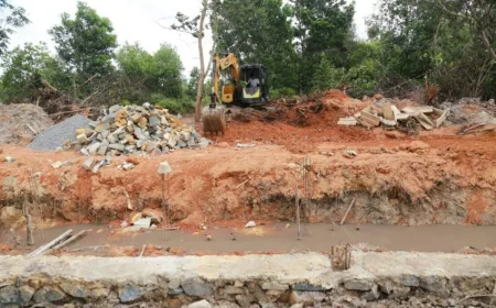 Pemprov Kepri Lanjutkan Pembangunan Kanal Pengendali Banjir di Bintan Timur