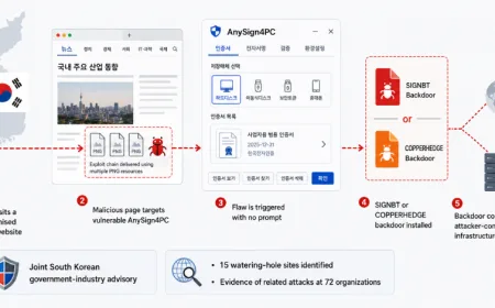 Peretas Manfaatkan AnySign4PC Lewat Situs Korea yang Diretas untuk Pasang Backdoor Tanpa Izin
