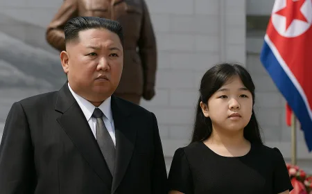 Kim Jong-un Ajak Putrinya Kim Ju-ae Hadiri Peringatan Perang Korea Pertama Kali