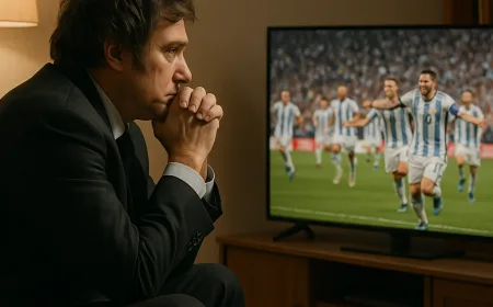 Presiden Argentina Javier Milei Tak Hadir di Stadion Demi Keberuntungan Tim Tango
