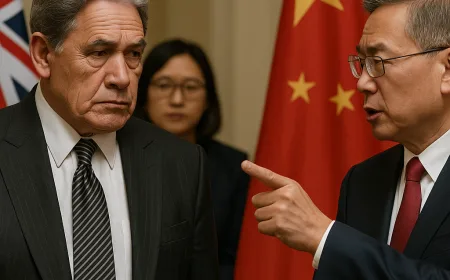 Menlu Selandia Baru Winston Peters Bentrok dengan Dubes China, Ini Kronologinya
