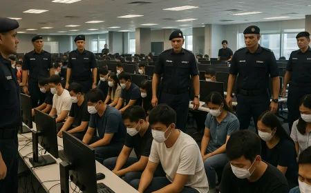 Malaysia Bongkar Sindikat Online Scam, 335 Ditangkap Termasuk 19 WNI