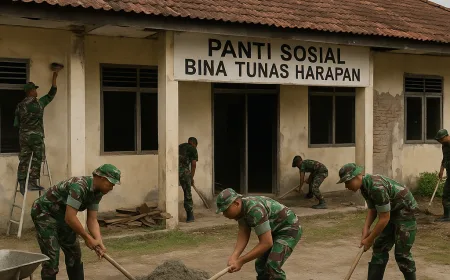 Korem 132/Tadulako Rehabilitasi Panti Sosial untuk Tingkatkan Kesejahteraan Warga Poso