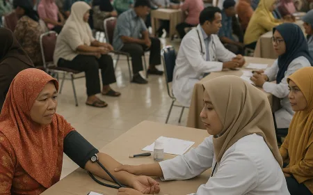 Layanan Kesehatan Gratis HUT ke-50 PT Timah Bantu Deteksi Dini Penyakit Warga