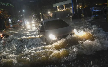 Hujan Deras Simalungun Sebabkan Jalinsum Medan-Siantar Lumpuh Sementara