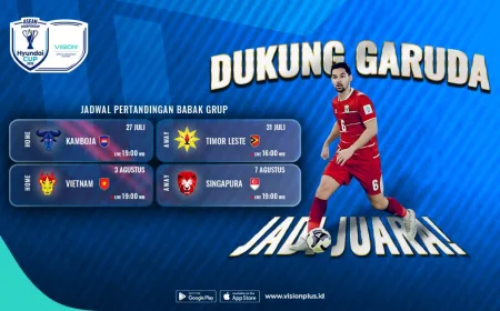 Link Live Streaming VISION+ Timnas Indonesia vs Timor Leste Piala AFF 2026 Sore Ini
