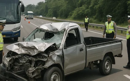 Kecelakaan Pikap di Tol Cipularang Purwakarta Tewaskan 2 Orang, Polisi Sebut Pengemudi Diduga Mengantuk