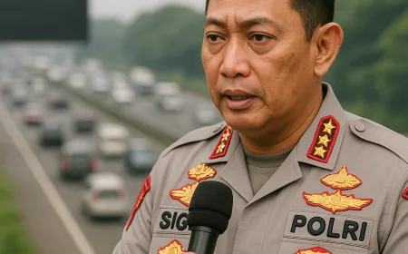 Angka Kecelakaan Lalu Lintas Turun 40% Saat Arus Mudik, Kapolri Harap Terus Terjaga
