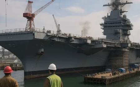 Kapal Induk USS Gerald R Ford Mogok Setahun, Ini Fakta di Balik Insiden di Laut Merah