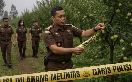 Kejari Pasuruan Sita Kebun Apel 5.800 m2 Terkait Kasus Dugaan Pungli PTSL