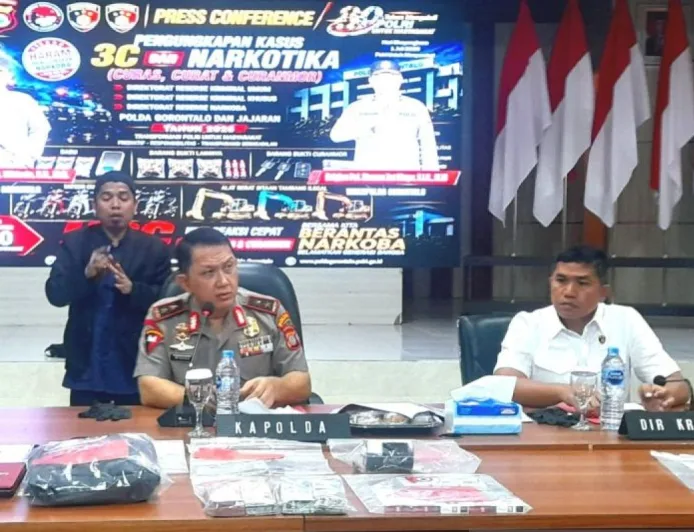 Polda Gorontalo Tangani 94 Kasus Tindak Pidana Khusus Semester I 2026