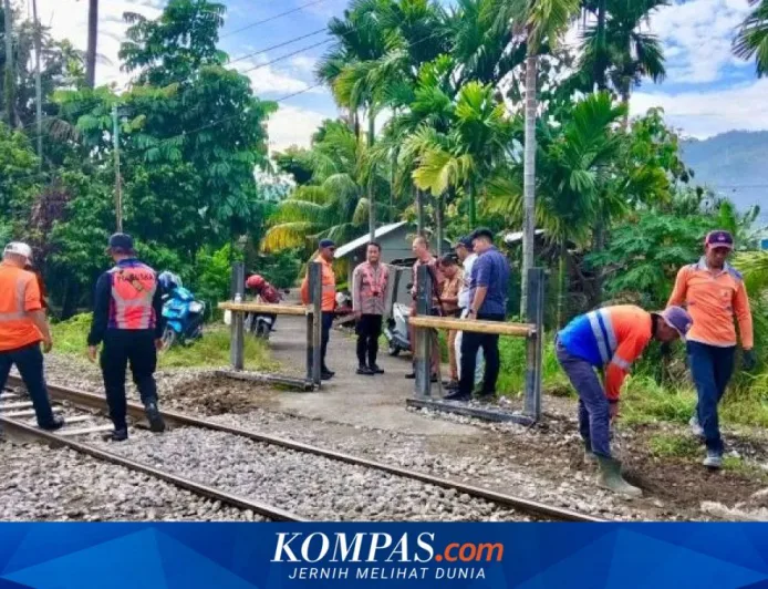 KAI Divre II Sumbar Sukses Tutup 35 Perlintasan Liar Kurangi Risiko Kecelakaan