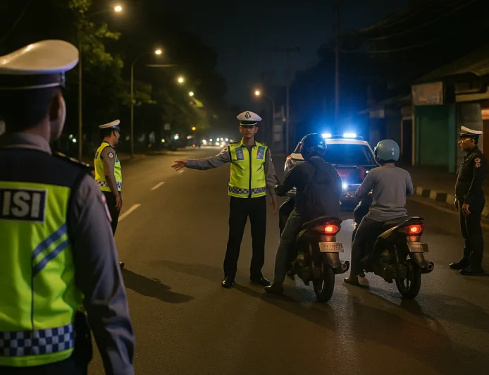 Satlantas Manggarai Perketat Patroli Malam untuk Cegah Balap Liar dan Kecelakaan
