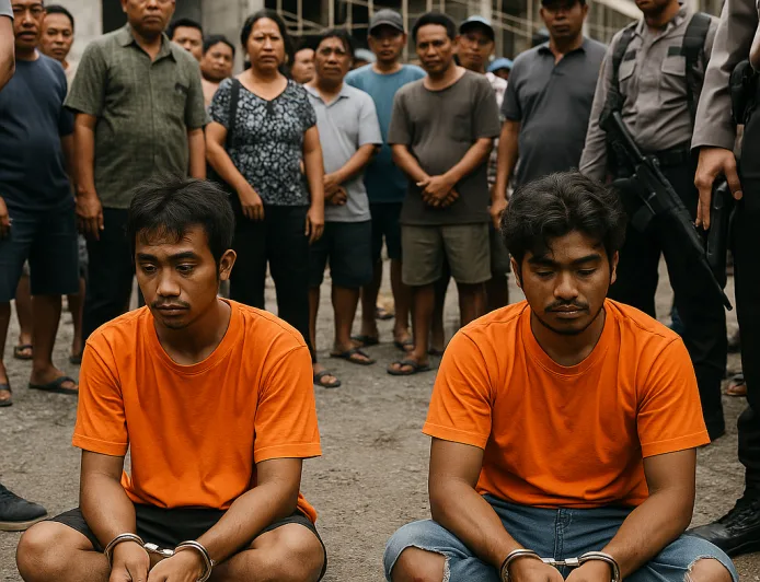 Dua Maling Spesialis HP di Pedungan Denpasar Diciduk Warga Setelah Terpergok