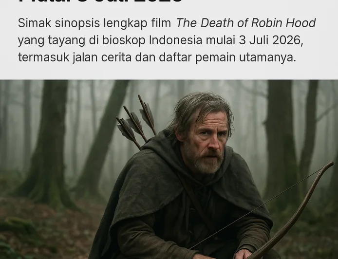 Sinopsis The Death of Robin Hood: Film Baru Tayang di Bioskop Mulai 3 Juli 2026