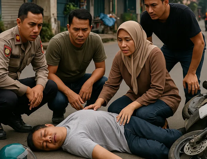 Pemotor di Bogor Meninggal Mendadak 5 Menit Setelah Terjatuh di Jalan