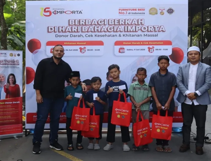 HUT ke-15 Importa Furniture: Sunat Massal & Program Sosial untuk Masyarakat Sleman