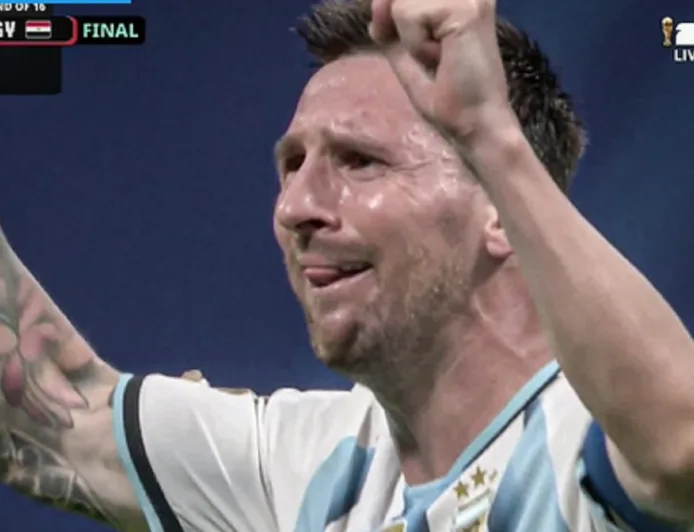 Lionel Messi Menangis Usai Argentina Kalahkan Mesir 3-2 di 16 Besar Piala Dunia 2026