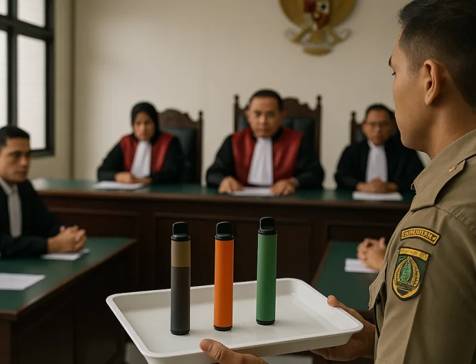 Vape Narkotika Marak Beredar di Tempat Hiburan Malam Batam, Pengadilan Ungkap Fakta
