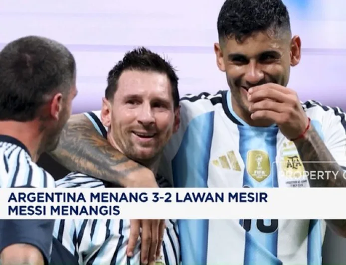 Argentina Menang 3-2 Lawan Mesir: Momen Messi Menangis yang Mengharukan