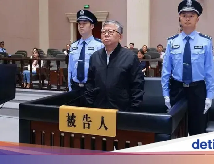 Hukum Mati Pejabat China Terima Suap Rp5,8 Triliun, Ini Fakta Lengkapnya