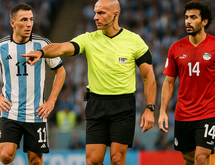 Mesir Minta FIFA Usut dan Larang Wasit Laga Argentina vs Mesir di Piala Dunia 2026