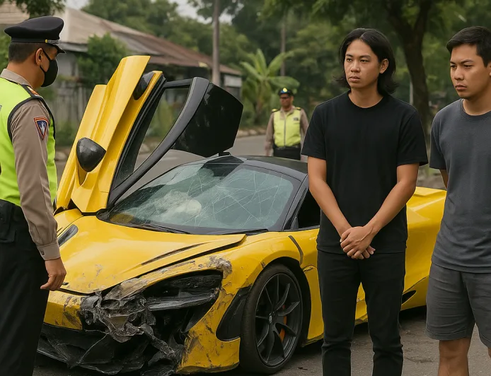 Polisi Segera Tes Urine YouTuber Andra ST & Robby Usai Kecelakaan McLaren
